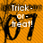 Orange background with black '07' numerals and white text reading Trick-or-treat!, Candy-to-eat!, Smells-so-sweet! in three sections.