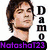 Six display a person with brown hair in various poses and text overlays including 'Damon', 'Loves', 'NataliaT23', '4evacuziam', and 'the vampire diaries fan'