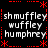 Pixel art icon with red dotted border and asterisks, displaying repeated text in white on black background.