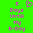 Green background with pink pixelated text reading '5 Days Until My B-Day' and a heart symbol above the number five.