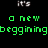 Pixelated text phrases in green, pink, yellow, white, and blue on black background with gray rectangle.