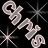 Animated contact sheet showing two frames of a pixelated icon with stylized 'G' and 'J' characters in light gray and white against black background, each frame surrounded by starburst effects.