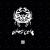 Pixelated grayscale icon shows a ghost-like figure with a rounded head, dark eye patch, and flowing lower body against a black background with scattered dots.