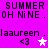Pixelated text and symbols on a bright pink background with alternating star colors in two repeated sections.
