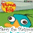 A pixelated cartoon character with large eyes and an orange beak stands on green grass under a yellow sun, with partial text below.
