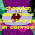 Animated icon shows a purple-haired character with pink scarf and green background, displaying four text variations in yellow, orange, red, and blank speech bubbles.