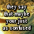 Pixelated text display song lyrics over a blurred background with yellow and brown tones
