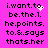 Pixelated text on bright pink background with animated white sparkles near 'i.want.to' and 'he.points.'