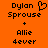 Two side-by-side pixel art images on an orange background, each showing text with a heart symbol in the top-left of the left image.
