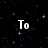Pixelated text 'To The' in white and 'TARDIS' in blue with white outline on black starry background with gray rectangle on right.