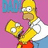 Pixelated cartoon characters Homer and Bart Simpson on a purple background with yellow text reading "Simpson or Family" and "Simpsons".