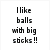 Pixelated text and golf image with golf club and ball on green grass under blue sky