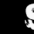 A 48x48 pixel animated contact sheet showing a sequence of distorted white text frames on black background with gray transparency indicator.