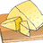 A pixelated cheese wedge on a wooden board with text overlays changing across frames.