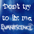 Blue background with white text displaying phrases like "Don't try to fix me," "I'm not broken," and "Hello" in a pixelated font, with blurred motion effects.