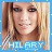 Two side-by-side pixelated images of a person with blonde hair and blue eyes, each labeled 'HILARY' in white text on a light blue banner at the bottom.