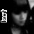 A black-and-white animated sequence showing a person's face with changing text overlays that transition from 'lost' to 'nothing' in a pixelated font.