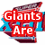 A pixelated graphic with red and blue text overlays on a stadium background, showing sequential changes in visible text.