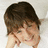 A static image with a bright pink background, featuring a person with brown hair resting their head on a hand, and green text reading 'I luv Josh Hutcherson <3'.
