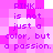 Pixelated pink and white displays repeated text 'PINK... is not just a color, but a passion.' in purple font across multiple