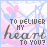 identical pixelated icons featuring text 'TO DELIVER MY heart TO YOU?' over a pastel background with pink and blue hearts