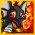 Animated contact sheet of a Draik character breathing fire in pixel art style with five sequential frames showing flame animation progression.