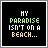 Two side-by-side pixelated text on black backgrounds with white, green, blue, and pink lettering
