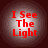 Four circular red text icons with "I See The Light" displayed on a dark background, arranged in a