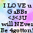 Pixelated text on a pastel gradient background with black lettering and heart symbols.