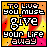 Two side-by-side animated frames of a pixel art buddy icon with fiery background and text "TO LIVG YOU MUST GIVE YOUR LIFE AWAY" showing color variation between frames.