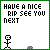 Animated contact sheet of 11 frames showing a stick figure's death sequence with changing text and falling motion, each frame displaying "HAVE A NICE [RIP/TP/TI] SEE YOU NEXT" over a white background with green border.