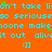 Animated orange background with repeating cyan text and green star accents, featuring a static gray rectangle in the bottom-right corner.