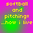 Pixelated yellow text on a gradient background of purple and green, arranged in four quadrants with identical content.