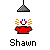 Animated contact sheet of a Slipknot-themed buddy icon showing sequential frame changes with one static character frame, all on gray background.