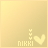 Pixelated icon with 'NIKKI' text and heart symbol on gradient background, showing animation changes in vertical alignment of three Y-shaped elements.