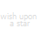 Four pixelated text displays of 'wish upon a star' in cyan and gray on white background, showing animation changes across frames.
