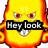 Four identical yellow cartoon characters with red eyes and sharp teeth appear in a , each displaying different text overlays