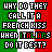 Pixelated text-based image with Italian flag colors and repeated question about French kiss origins, displayed in a contact sheet layout showing three animated frames.
