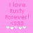 Pink background with pixelated text and symbols, showing two variations of the same design.