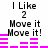 Animated contact sheet showing four frames of a pixelated text-based icon with pink audio bars and repeated lyrics.