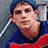 Pixelated static image of a person in sports attire with blue and red colors, likely from an AOL Instant Messenger buddy icon.