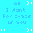 Pixelated blue background with white dashed borders and star shapes, displaying repeated text "All I Want For x-mas Is You" in light blue pixel font.