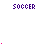 Pixelated text and dots arranged in a pattern with color variations across multiple
