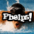 A swimmer in goggles and cap performs a stroke with water splashing, overlaid with 'Phelps!' text in the top-left frame.