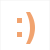 Six orange smiley face icons arranged in a , each with distinct mouth shapes and some including text characters