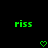 Green pixelated text 'piss' appears twice on a black background with two green heart symbols below.