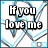 Animated sequence showing text changing across three above a repeating heart pattern background