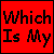 A 3x2 contact sheet of a pixel art animation featuring two cartoon women with angel and devil motifs, accompanied by text asking "Which Best Side?" in red panels above blue background text.