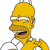 Pixelated yellow-skinned character with white shirt, black hair tufts, and open mouth showing red tongue and teeth.