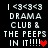 Pixelated text on black background with red heart symbol, showing repeated phrases and animation changes between frames.